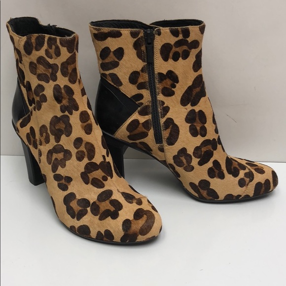 Tsubo women’s Boots Cheetah Leather 7.5 New - Picture 4 of 8